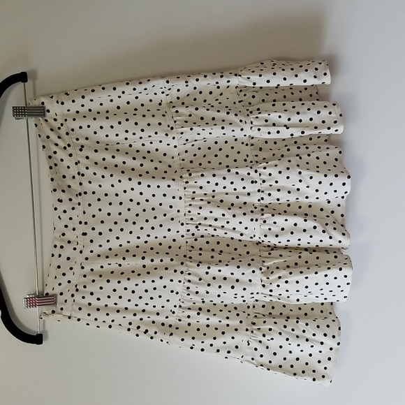 NWT Madewell Tiered Skirt in Inkbrush Dots - Size 2 - Picture 7 of 10